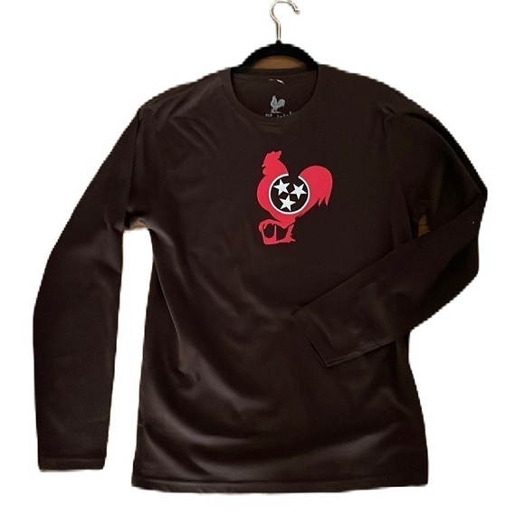 Old Dominic long sleeve brown tshirt Sz s - Picture 1 of 4